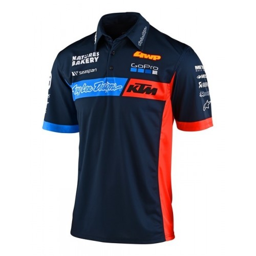 POLO TROY LEE DESIGNS 2020 KTM TEAM PIT - NAVY